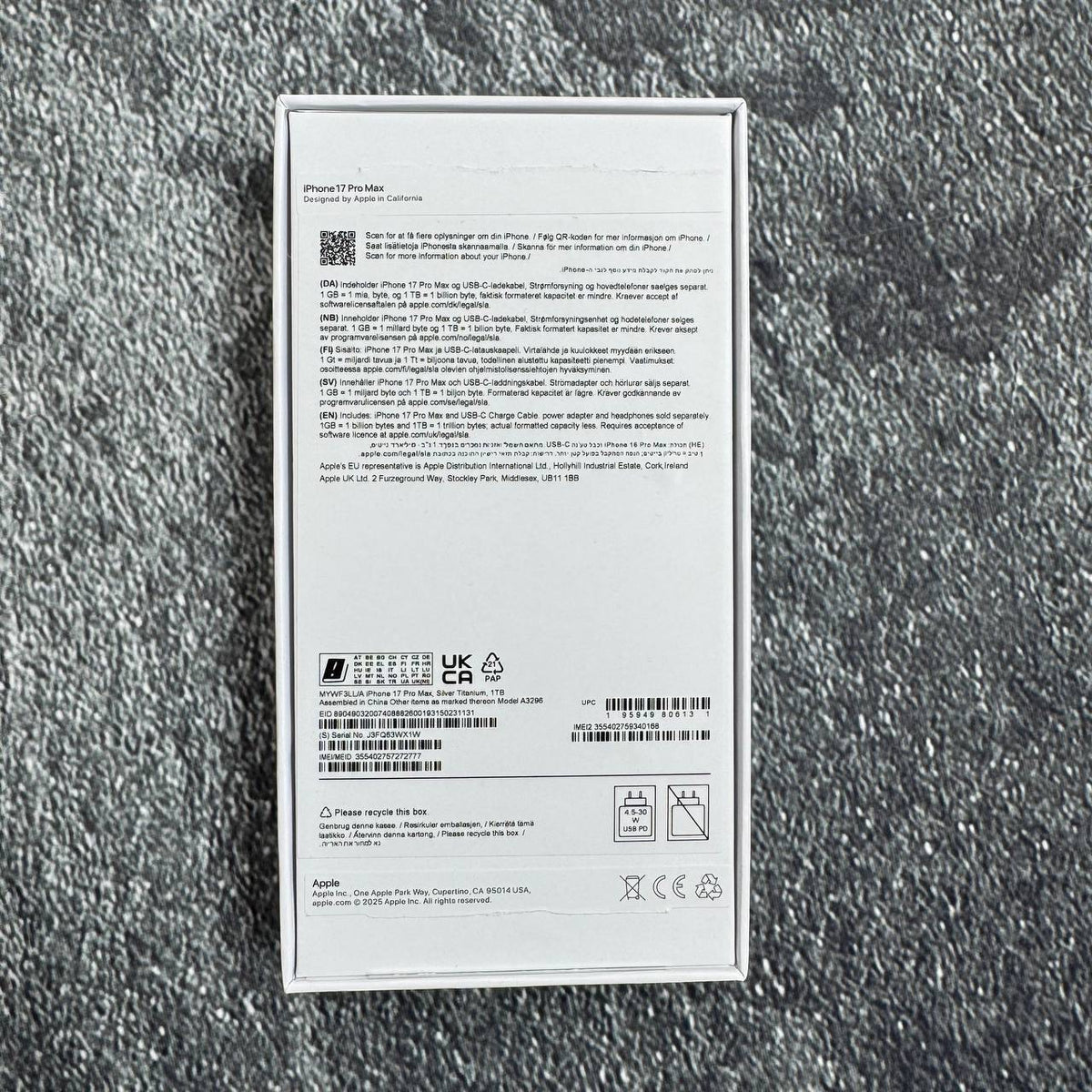 iPhone 17 pro max